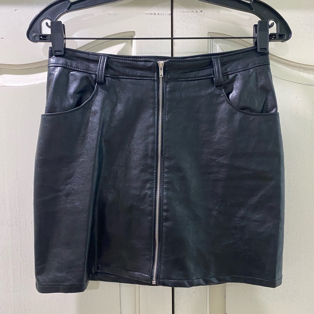 Faux Leather skirt